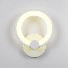 Applique da parete moderna in acrilico con LED integrato, 19 x 6 x 23 cm