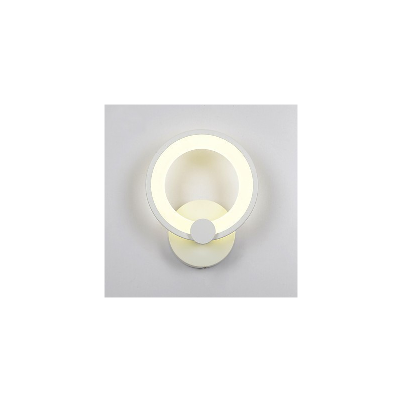 Applique da parete moderna in acrilico con LED integrato, 19 x 6 x 23 cm