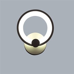 Applique da parete moderna in acrilico con LED integrato, 19 x 6 x 23 cm