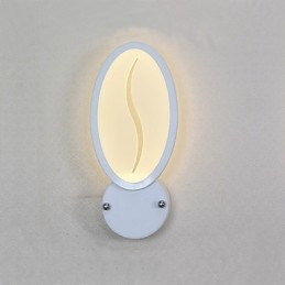 Applique da parete moderna contemporanea con LED integrato e luce ambientale