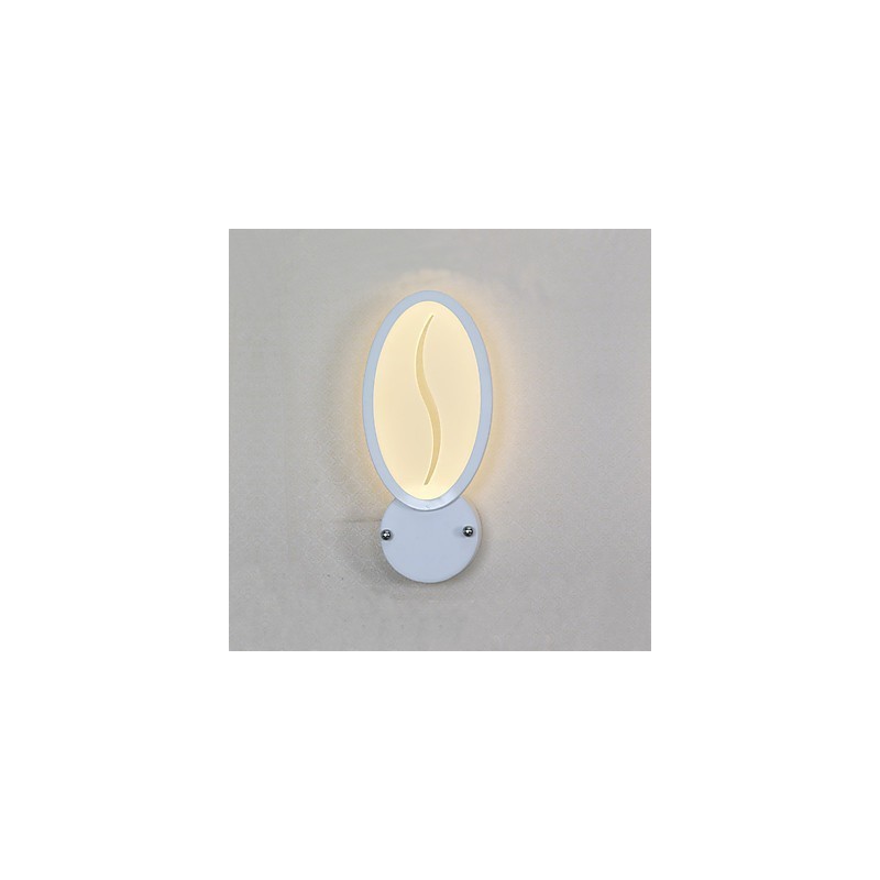 Applique da parete moderna contemporanea con LED integrato e luce ambientale