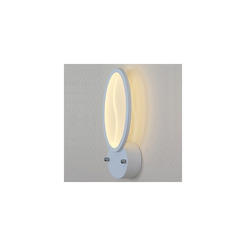 Applique da parete moderna contemporanea con LED integrato e luce ambientale