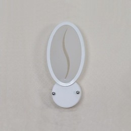 Applique da parete moderna contemporanea con LED integrato e luce ambientale