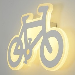 Applique da parete moderna contemporanea con luce ambientale LED integrato 18W, 32x5x20 cm