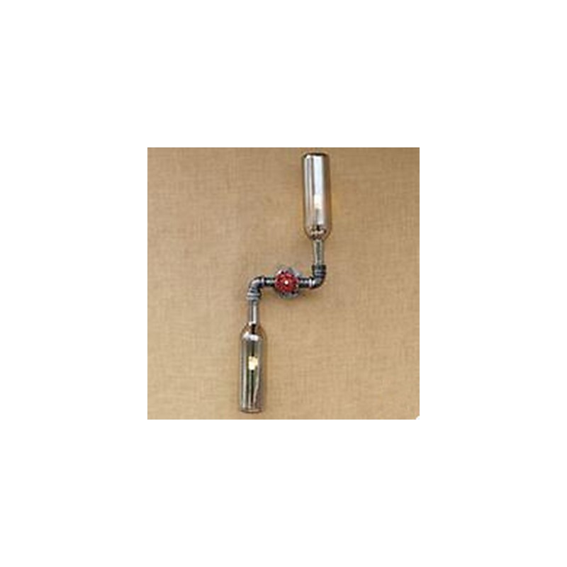 Applique da parete in ferro battuto Loft The Bottle Pipe Bottle