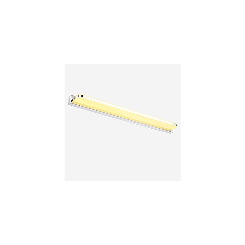 Applique da bagno specchio LED integrato 16 W 72 cm metallo acrilico