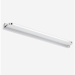 Applique da bagno specchio LED integrato 16 W 72 cm metallo acrilico