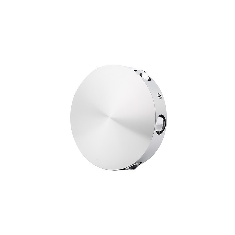 Applique da parete moderna contemporanea Mini Style Bulb con LED integrato finitura ossido nero