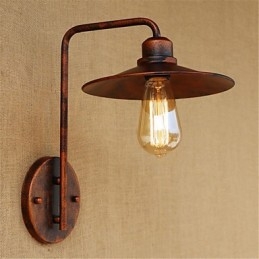 Applique da parete rustica moderna e contemporanea mini downlight pitturata