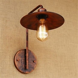 Applique da parete rustica moderna e contemporanea mini downlight pitturata