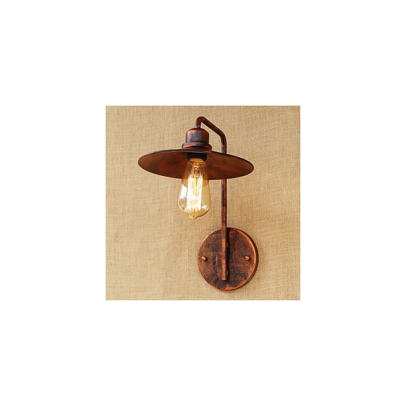 Applique da parete rustica moderna e contemporanea mini downlight pitturata