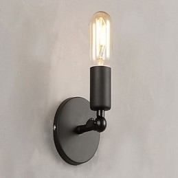 Applique da parete moderna contemporanea country finitura pitturata luce ambientale E27