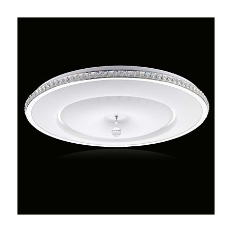 Plafoniera a filo LED con cristalli bianca 40 cm
