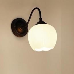 Applique da parete rustica/lodge moderna contemporanea, mini, 1x E27/E26