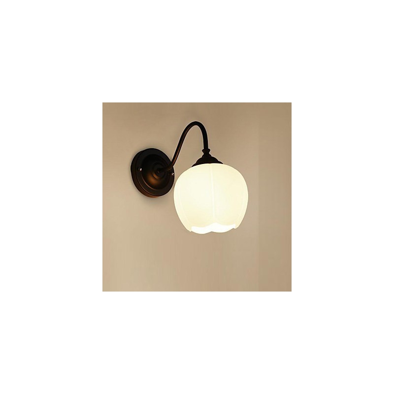 Applique da parete rustica/lodge moderna contemporanea, mini, 1x E27/E26