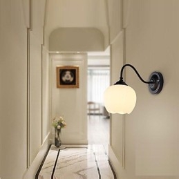 Applique da parete rustica/lodge moderna contemporanea, mini, 1x E27/E26