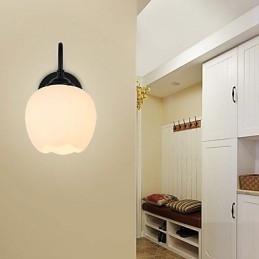 Applique da parete rustica/lodge moderna contemporanea, mini, 1x E27/E26
