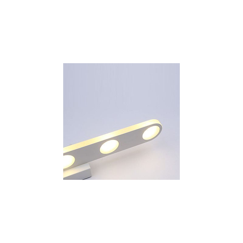 Applique da parete bagno moderna contemporanea LED integrato 6x3 W 55 cm