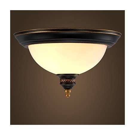Plafoniera a filo rustica in bronzo Phnom Penh in stile americano ed europeo