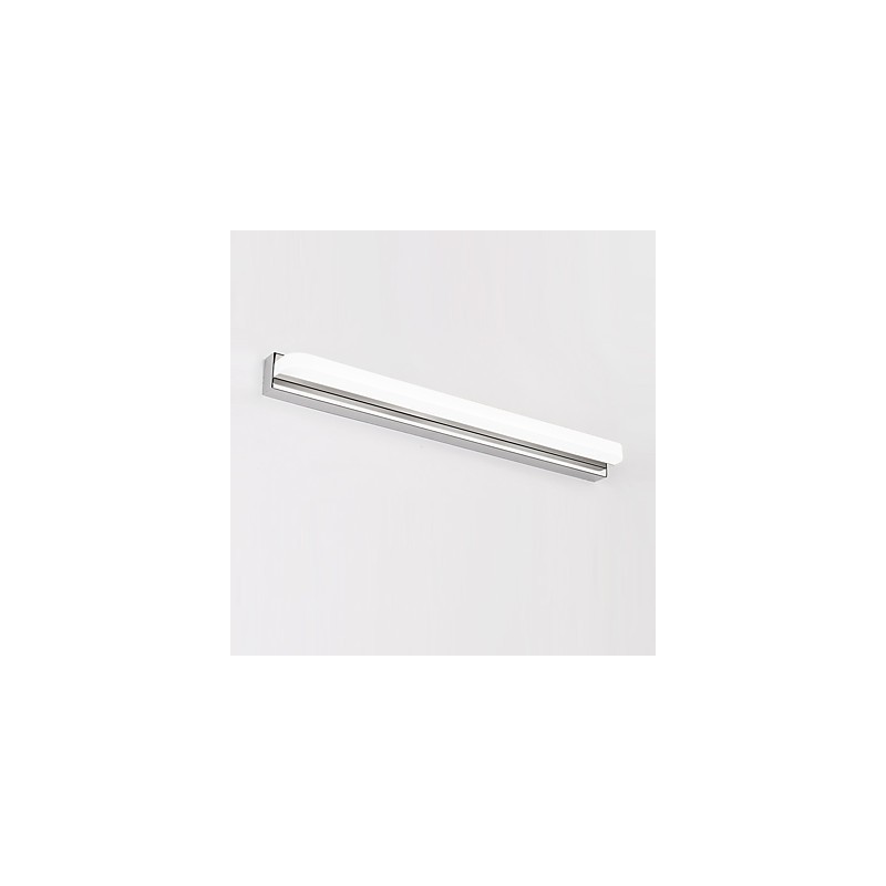 Applique da bagno moderna cromata con LED integrato 16 W