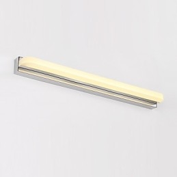 Applique da bagno moderna cromata con LED integrato 16 W