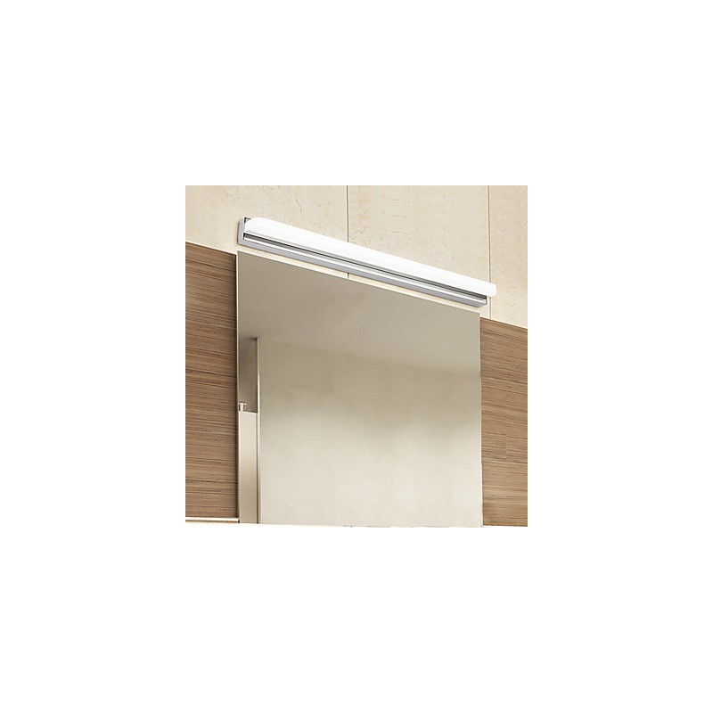 Applique da bagno moderna cromata con LED integrato 16 W
