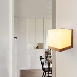 Applique da parete moderna contemporanea finitura nero ossido protezione occhi luce ambientale E27 60 W