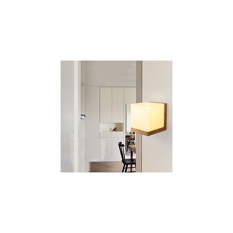 Applique da parete moderna contemporanea finitura nero ossido protezione occhi luce ambientale E27 60 W