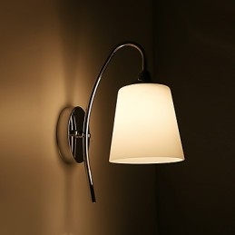 Applique da parete moderna con finitura pitturata, luce ambientale, E27, 60 W