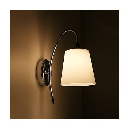 Applique da parete moderna con finitura pitturata, luce ambientale, E27, 60 W