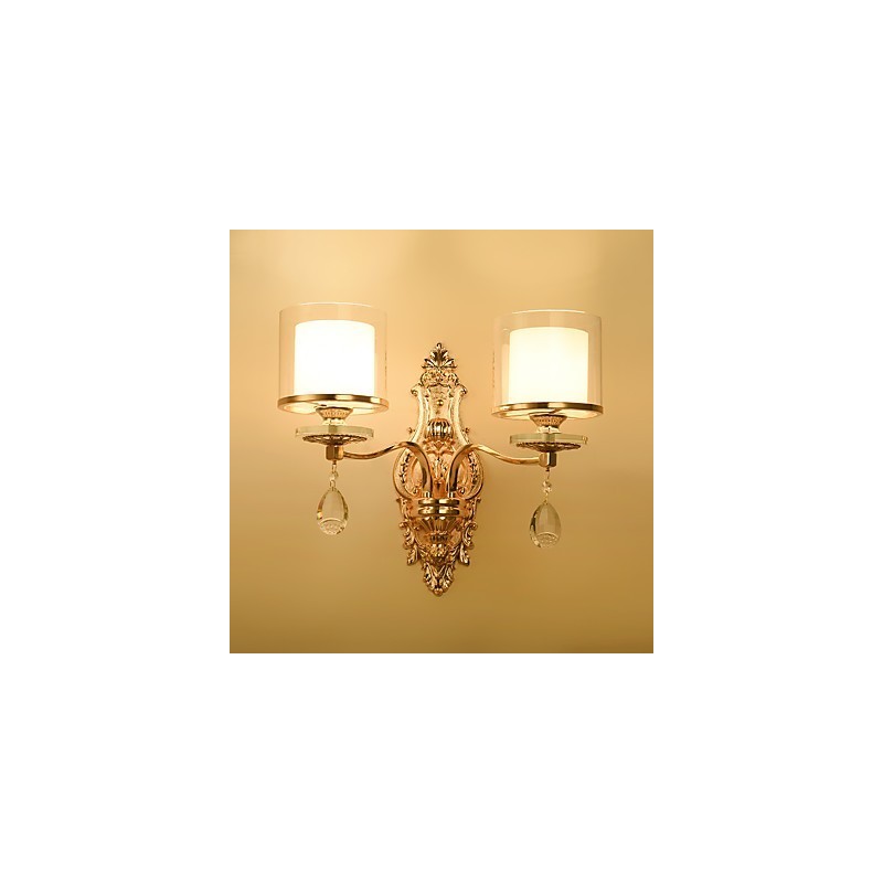 Applique da parete moderna e contemporanea con protezione occhi, luce ambientale, E14, 40 W