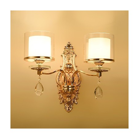 Applique da parete moderna e contemporanea con protezione occhi, luce ambientale, E14, 40 W