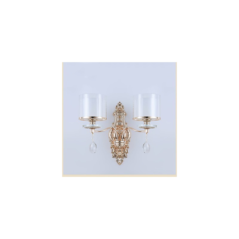 Applique da parete moderna e contemporanea con protezione occhi, luce ambientale, E14, 40 W
