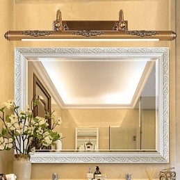 Applique da bagno 80 cm tradizionale vintage ottone antico 1