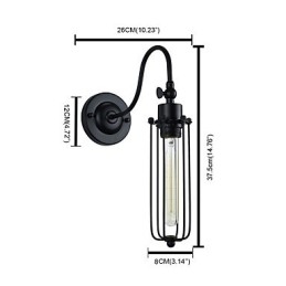 Applique da parete LED Rustica/Lodge Tradizionale Classica dipinta E27 4W