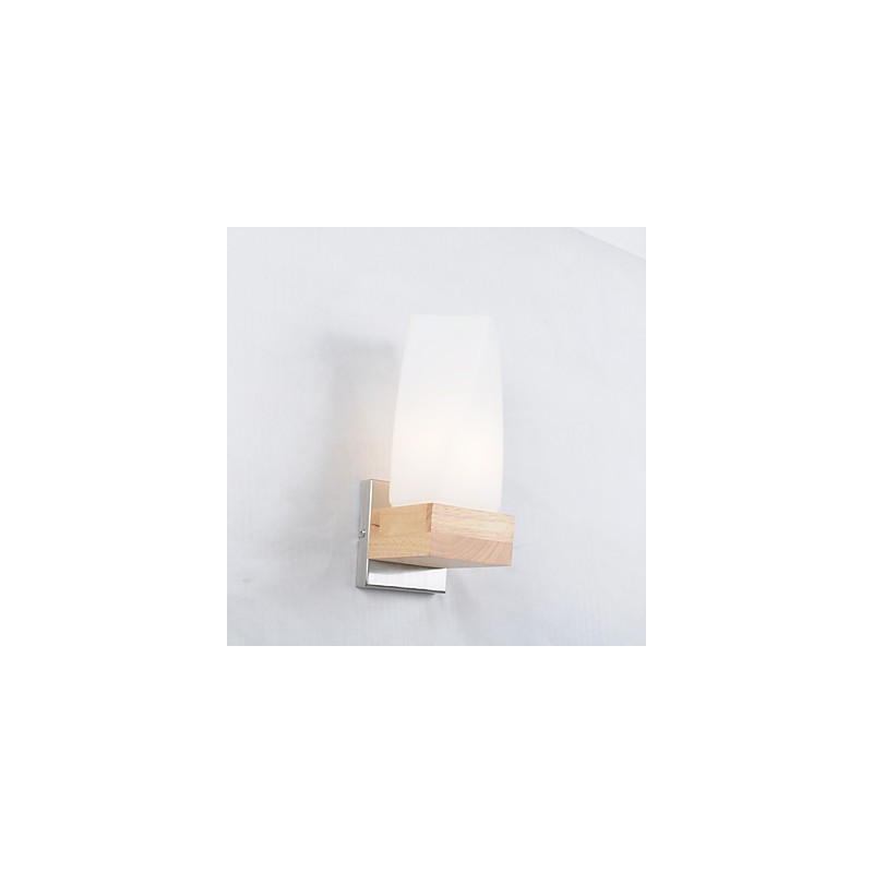 Applique da parete moderna contemporanea uplight finitura in ossido nero E27