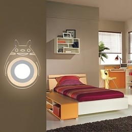 Applique da parete moderna contemporanea finitura pitturata luce ambientale LED integrato 14 W