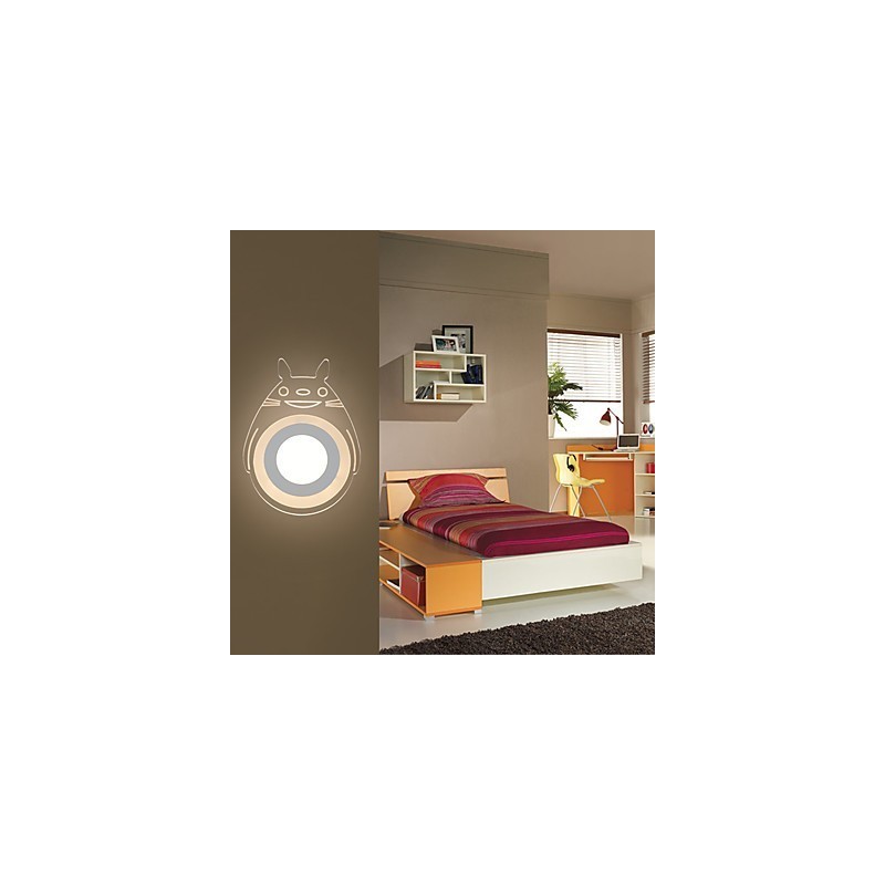 Applique da parete moderna contemporanea finitura pitturata luce ambientale LED integrato 14 W