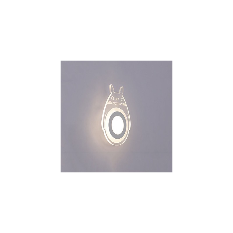 Applique da parete moderna contemporanea finitura pitturata luce ambientale LED integrato 14 W
