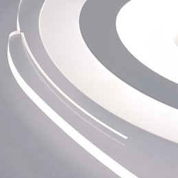 Applique da parete moderna contemporanea finitura pitturata luce ambientale LED integrato 14 W