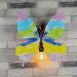 Applique da parete moderna contemporanea pitturata con luce ambientale