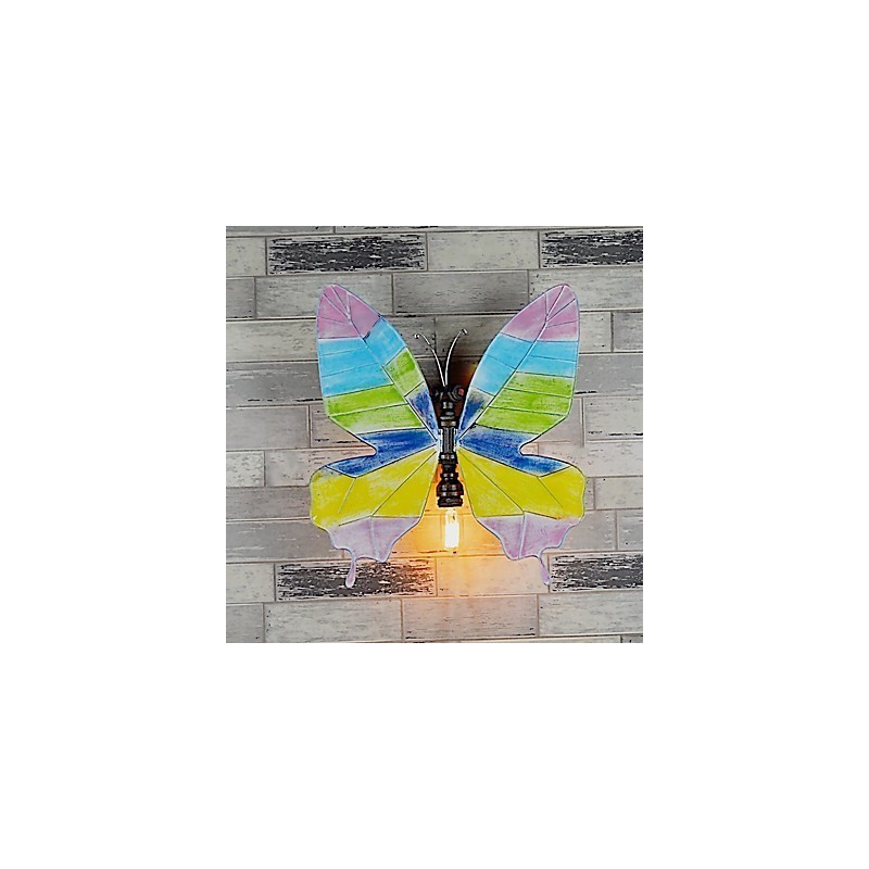 Applique da parete moderna contemporanea pitturata con luce ambientale