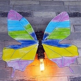 Applique da parete moderna contemporanea pitturata con luce ambientale