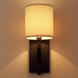 Applique da parete moderna contemporanea mini con luce ambientale, finitura galvanizzata, E12/E14