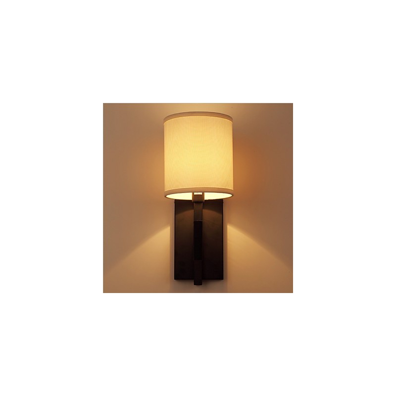 Applique da parete moderna contemporanea mini con luce ambientale, finitura galvanizzata, E12/E14