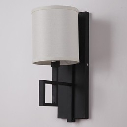 Applique da parete moderna contemporanea mini con luce ambientale, finitura galvanizzata, E12/E14