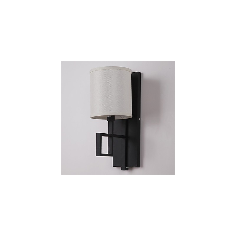 Applique da parete moderna contemporanea mini con luce ambientale, finitura galvanizzata, E12/E14