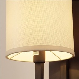 Applique da parete moderna contemporanea mini con luce ambientale, finitura galvanizzata, E12/E14