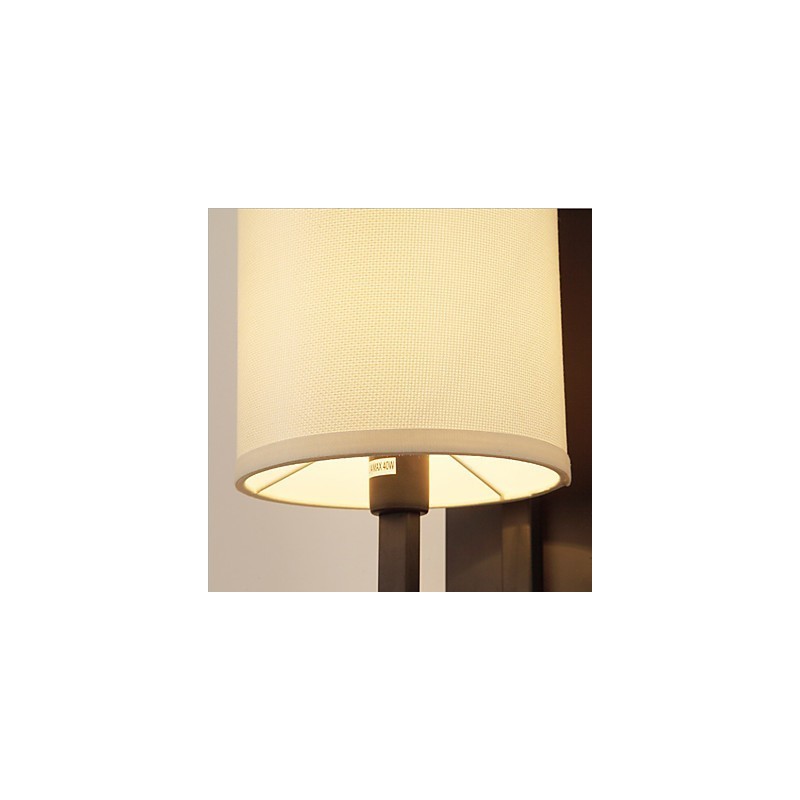 Applique da parete moderna contemporanea mini con luce ambientale, finitura galvanizzata, E12/E14