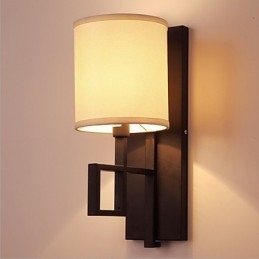 Applique da parete moderna contemporanea mini con luce ambientale, finitura galvanizzata, E12/E14
